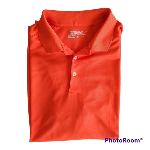 Nike Shirts Mens Nike Tour Performance Drifit Golf Polo Red Poshmark